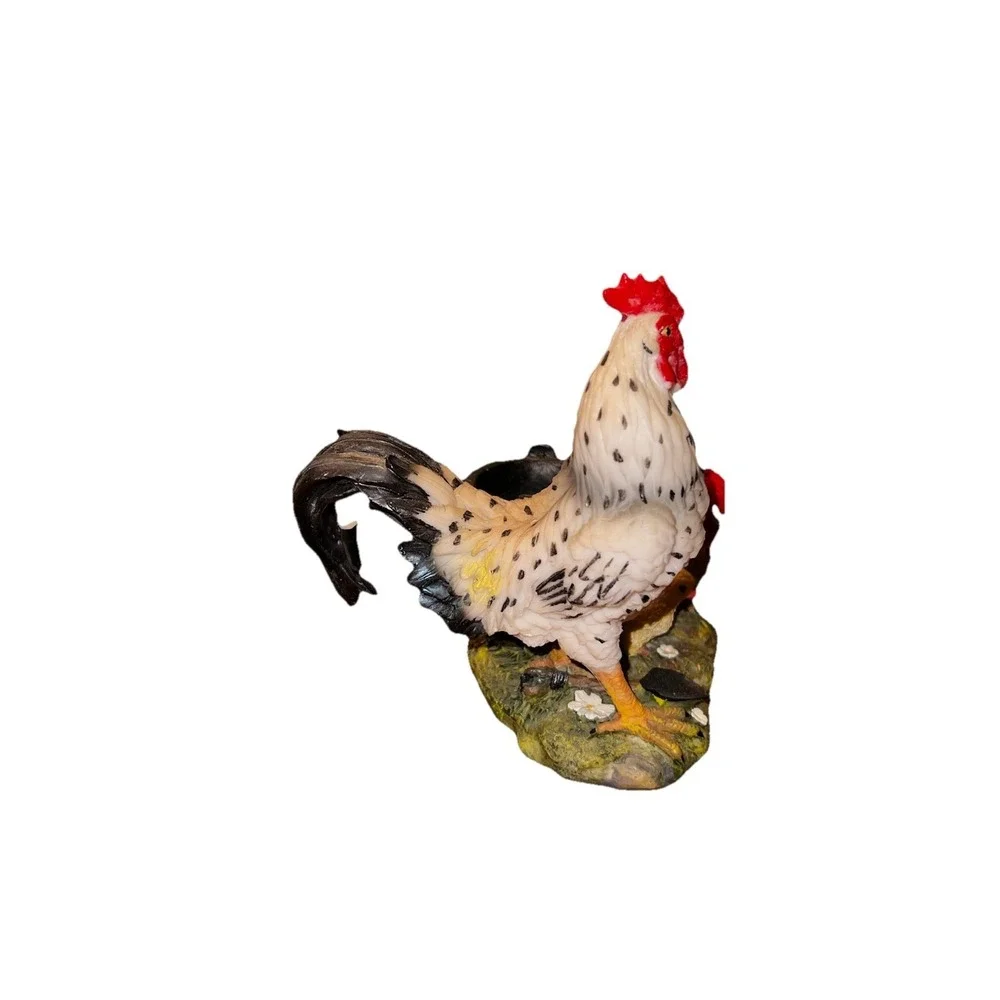 Vintage‎ Rooster Hen Family Figurine Country Cottagecore Farmhouse Decor Accent